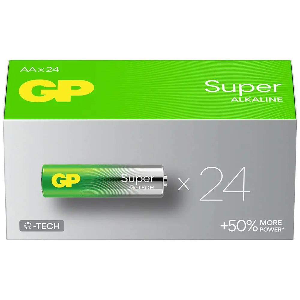 AA batterij GP Alkaline Super 1,5V 24 stuks