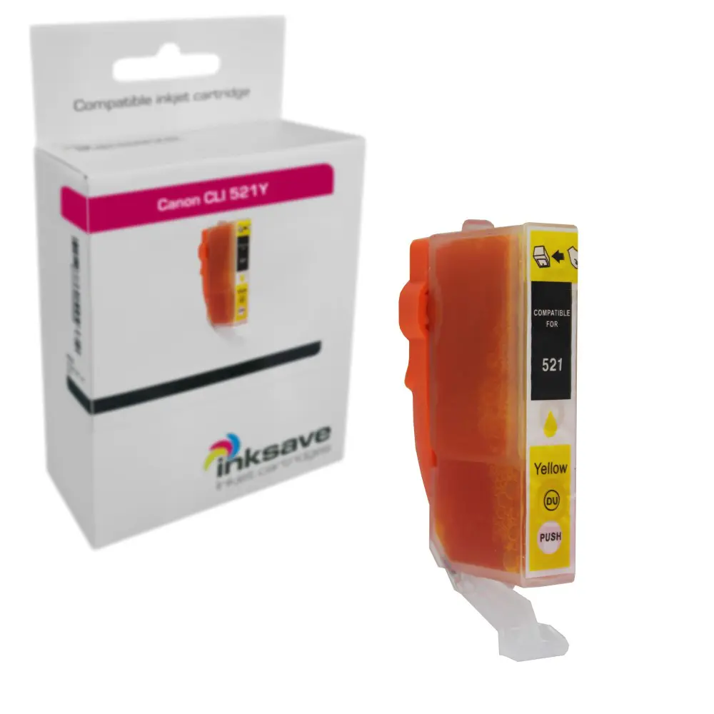 Inksave Canon CLI 521 Y