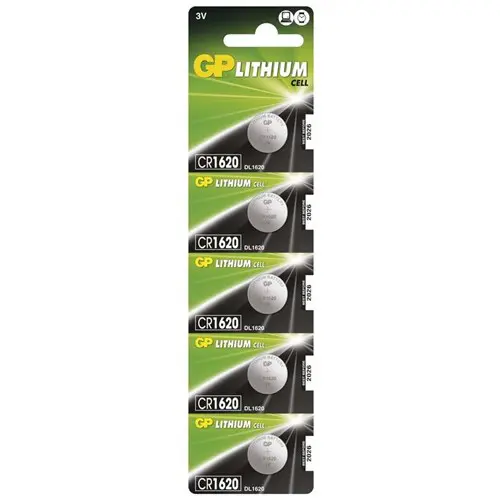 GP Lithium CR1620 blister (5pcs)