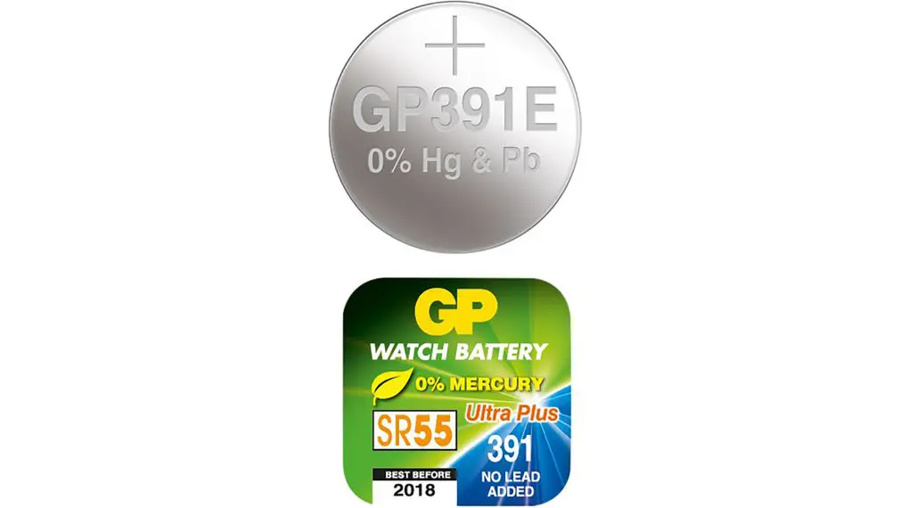 SR1120SW 391 GP Silver Oxide watch battery 1,55V Low drain (1pc)