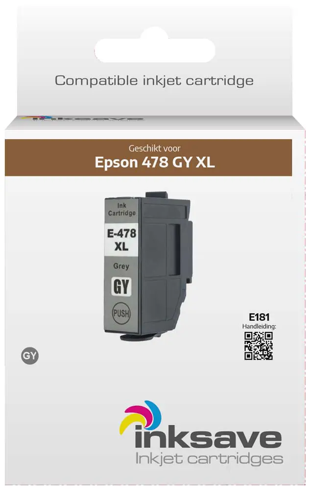 Inksave replacement for Epson 478 GY XL