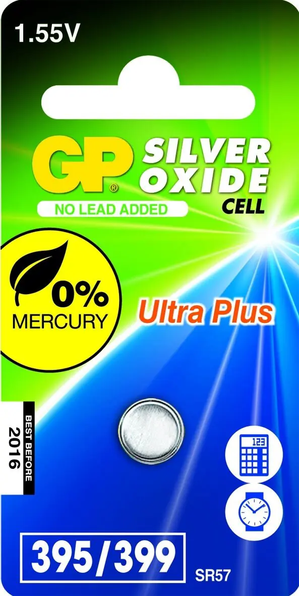 SR927SW 395 GP Silver Oxide watch battery 1,55V Low drain (1pc)