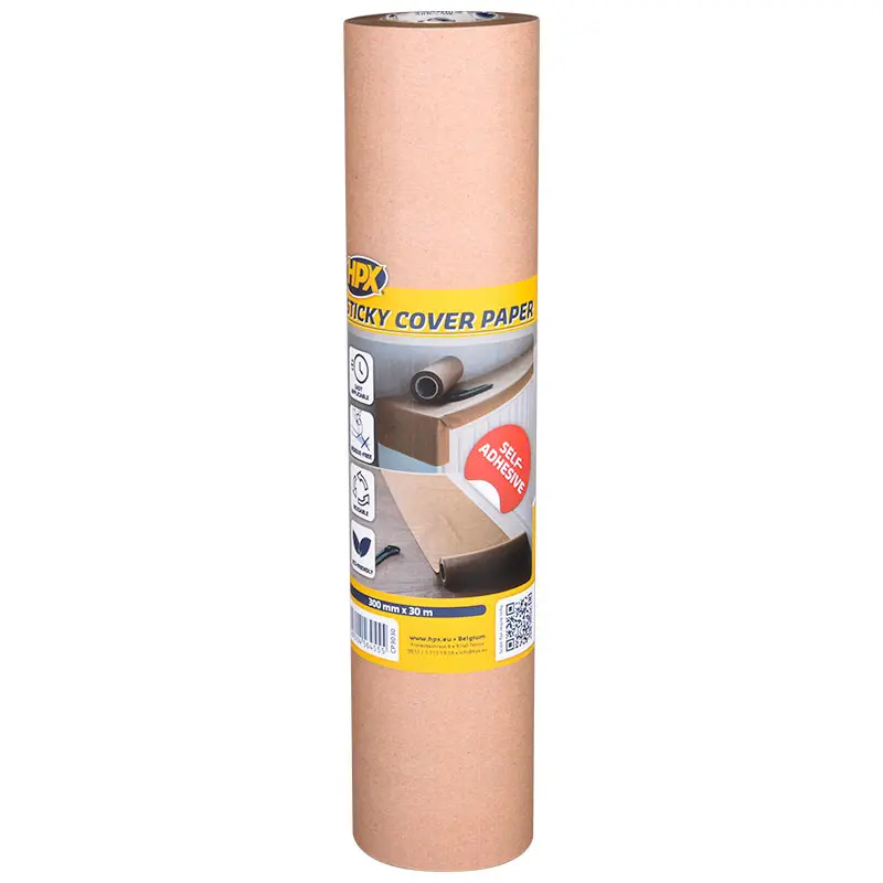 Self-adhesive masking paper - 296mm x 30m