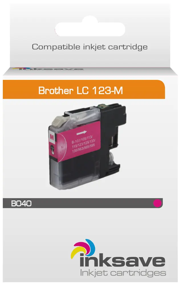 Inksave Brother LC 123 M