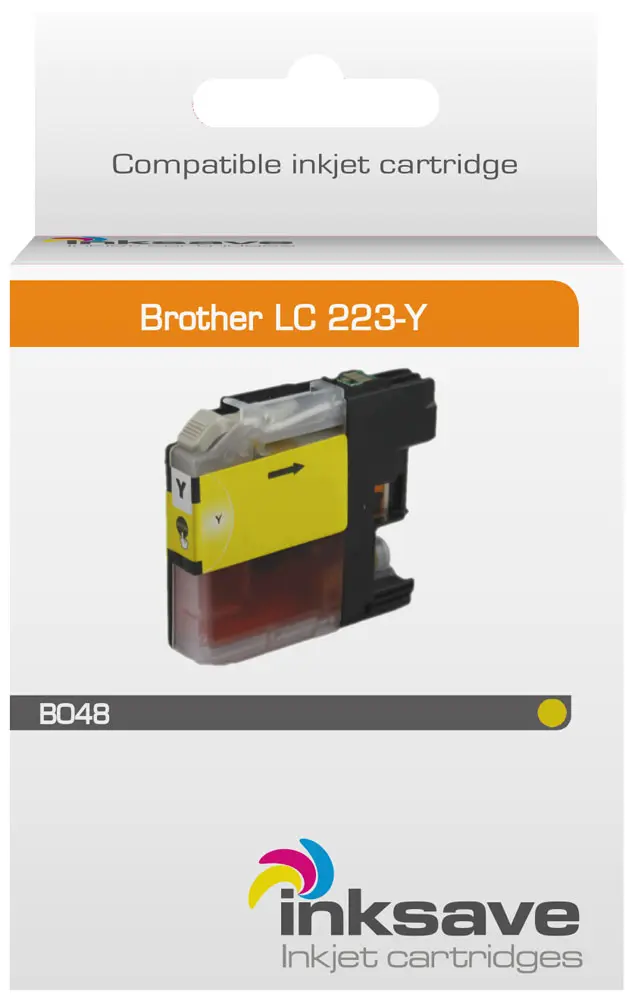 Remplacement Inksave pour Brother LC 223 Y