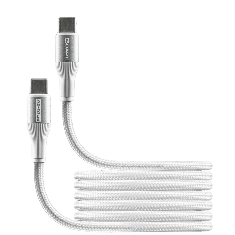 Data and charging cable USB-C > USB-C 2m PRO white