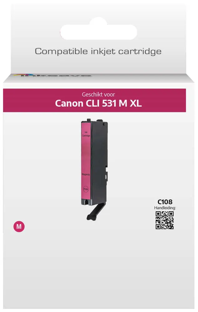 Recambio Inksave para Canon CLI 531 M XL