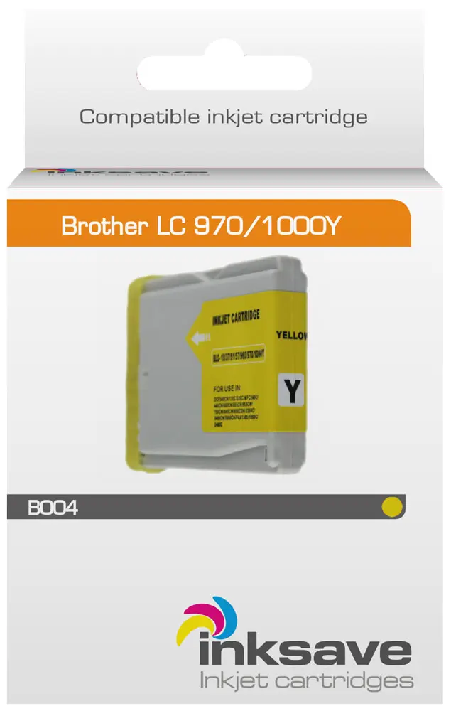 Inksave Brother LC 970/1000 Y