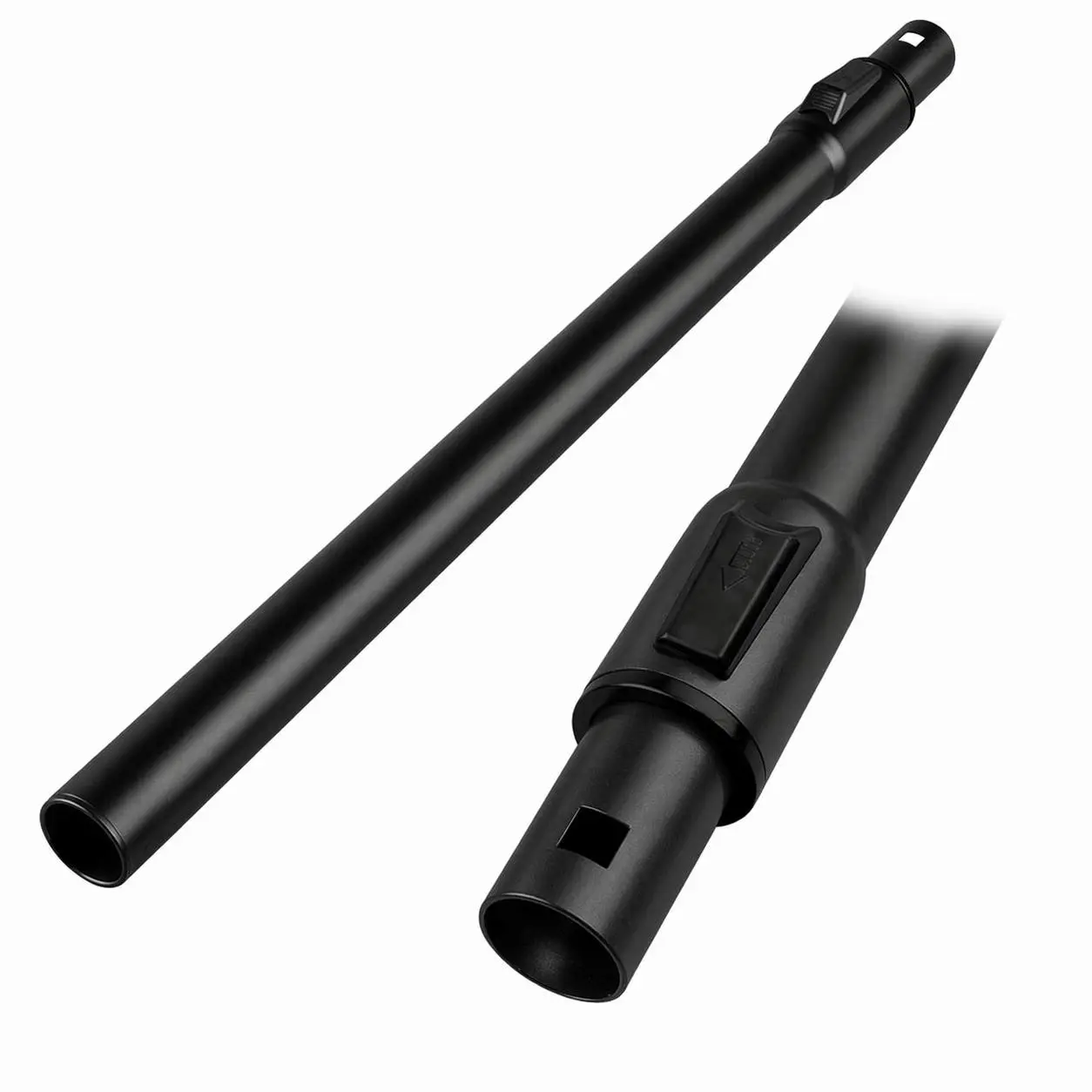 SQOON 35 mm Telescopic Aluminum Suction Tube black