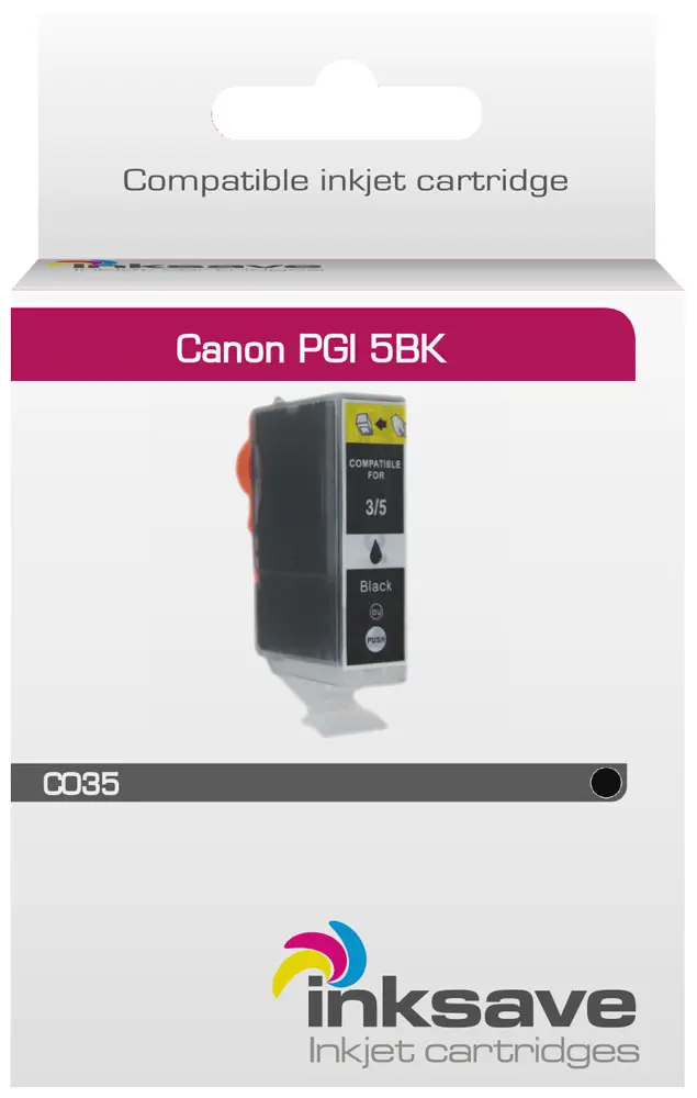 Inksave Canon PGI 5 & BCI 3rd BK