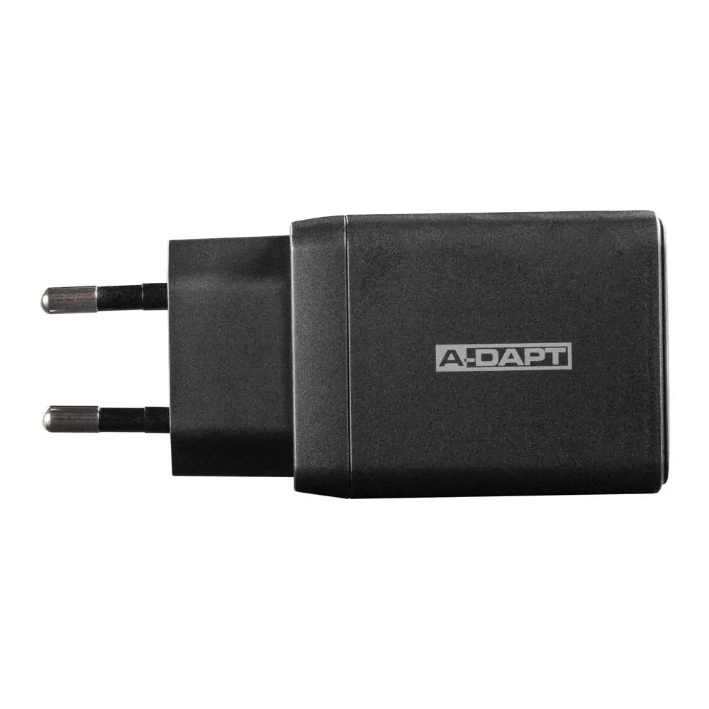 Home charger 45W 2x USB-C PD black