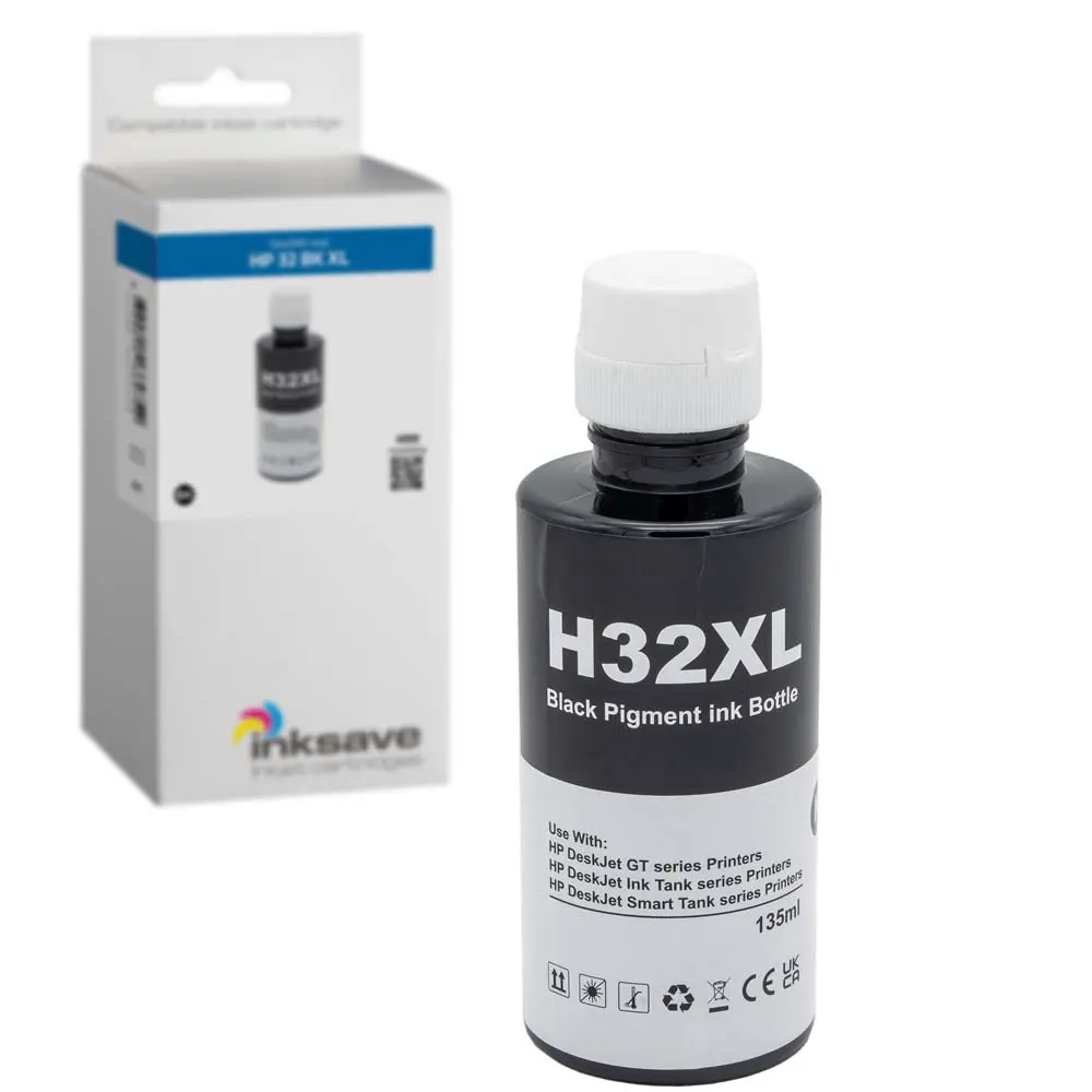 Inksave replacement for HP 32 BK XL