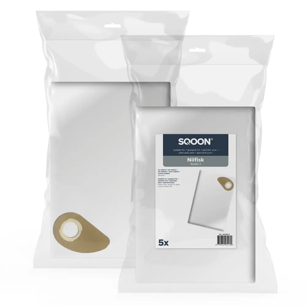 SQOON Vacuum cleaner bags suitable for Nilfisk Buddy II
