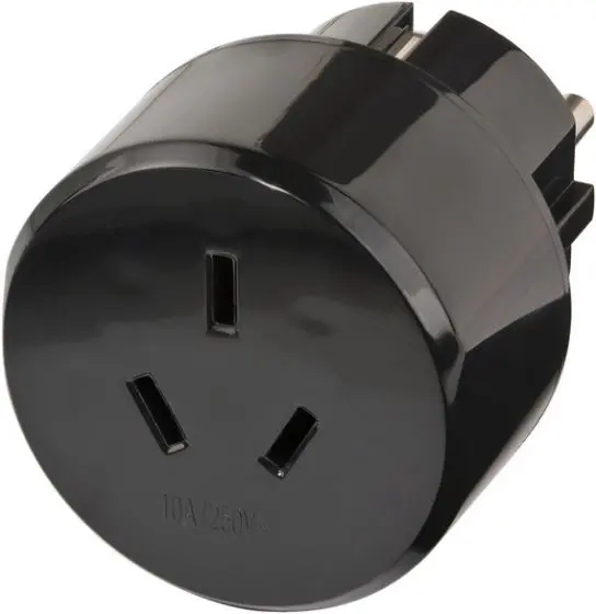 Travel plug Australia / China -> NL grounded