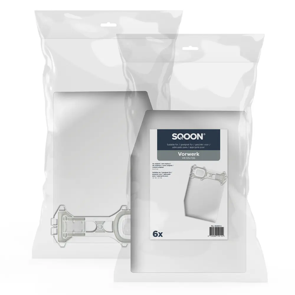 Bags Vorwerk VK135/136 pvc connection