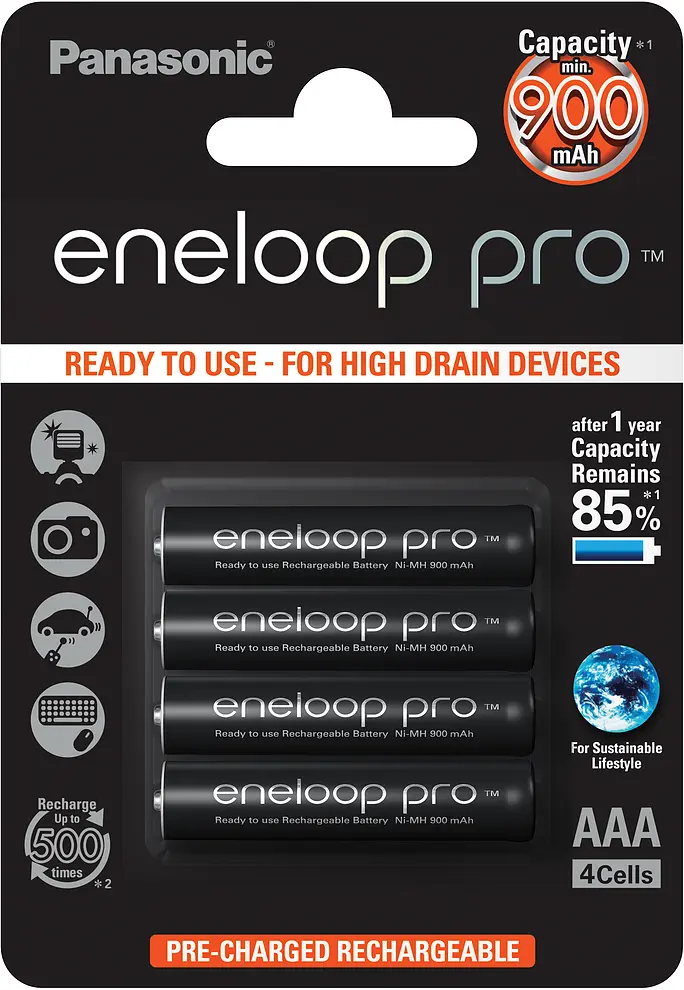 Panasonic Eneloop Pro AAA blister (4st) Discontinued