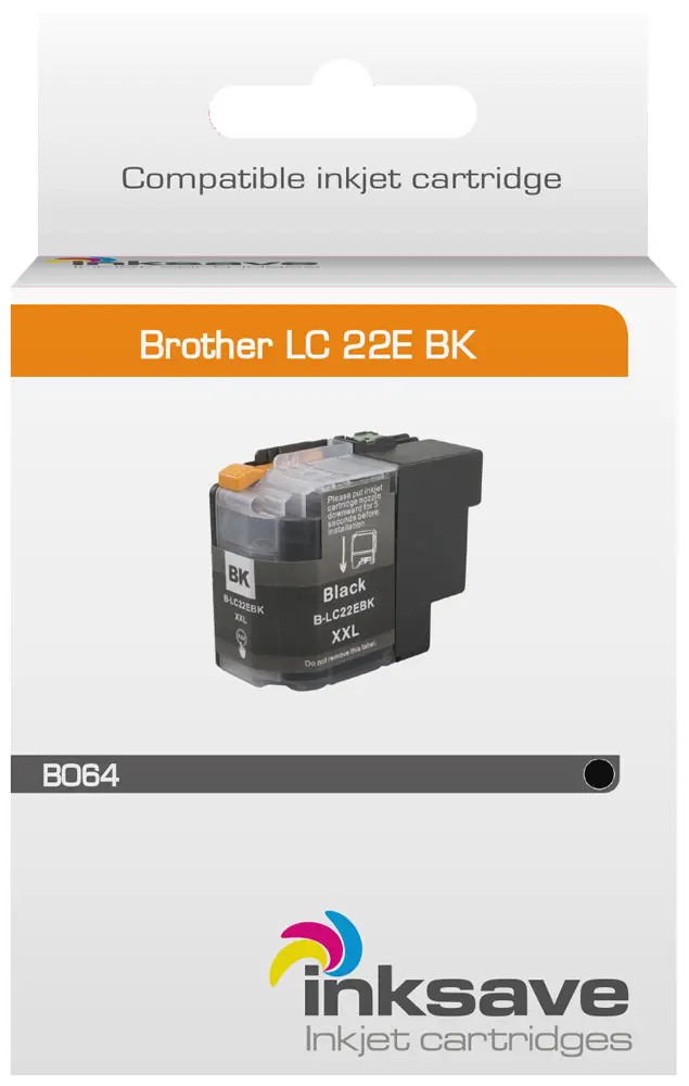 Inksave Brother LC 22E BK