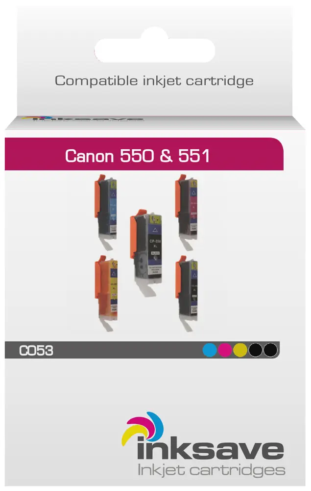 Inksave Canon PGI 550 & CLI 551 XL Multipack