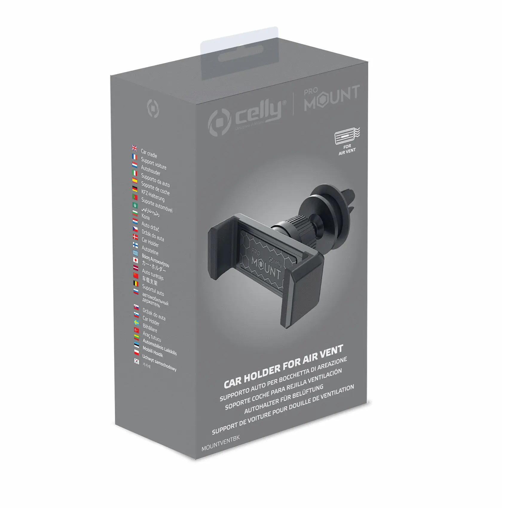 Grille de ventilation du support de téléphone