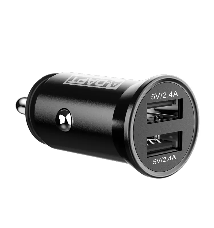 Car charger 2x USB Smart IC 4.8A  black