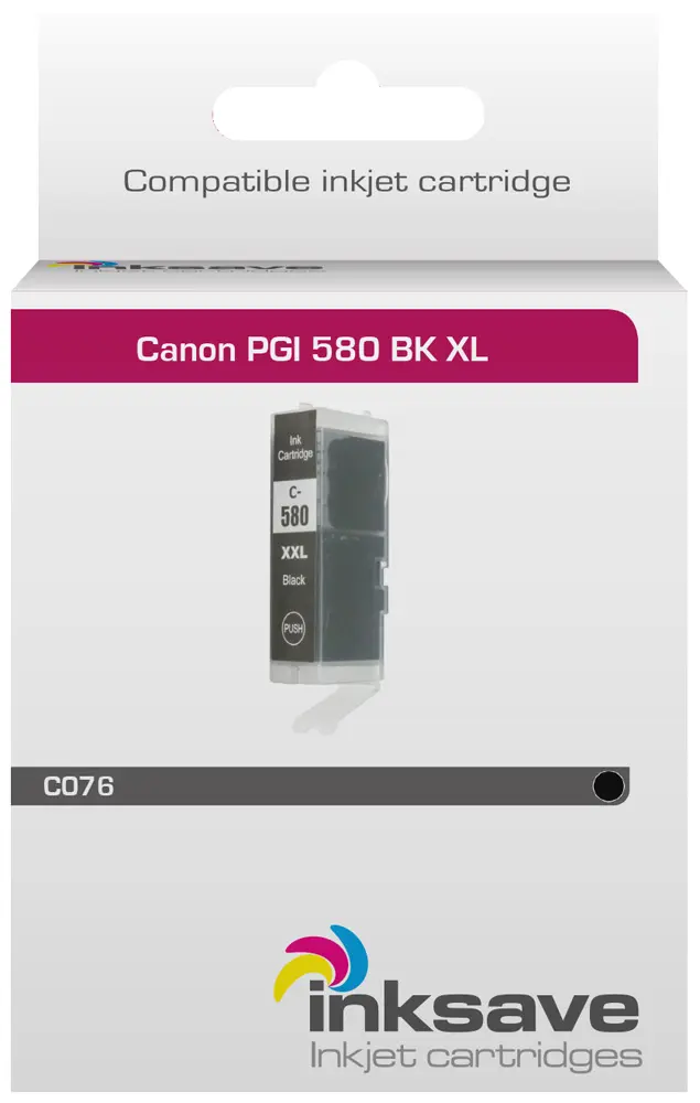 Inksave Canon PGI 580 BK XL