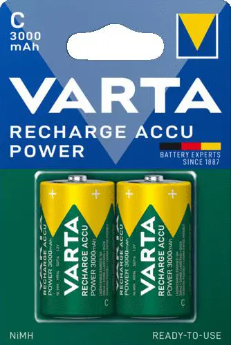 Pilas C recargables Varta Ready2Use 3000mAh blister (2 uds.)