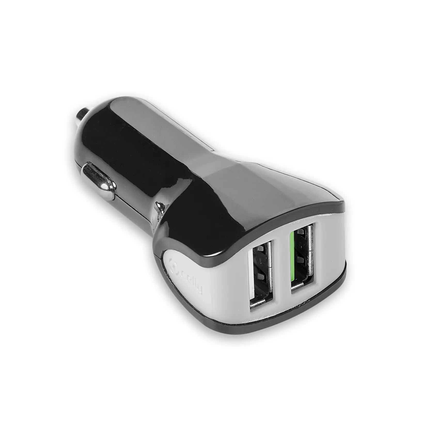 Car charger 2x USB 3,4A Black