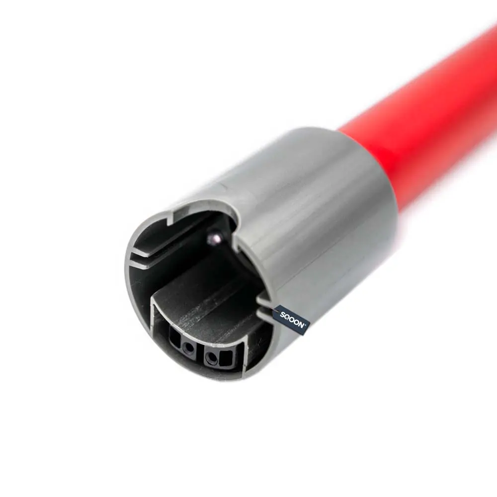 SQOON Suction tube suitable for Dyson V7, V8, V10, and V11 red