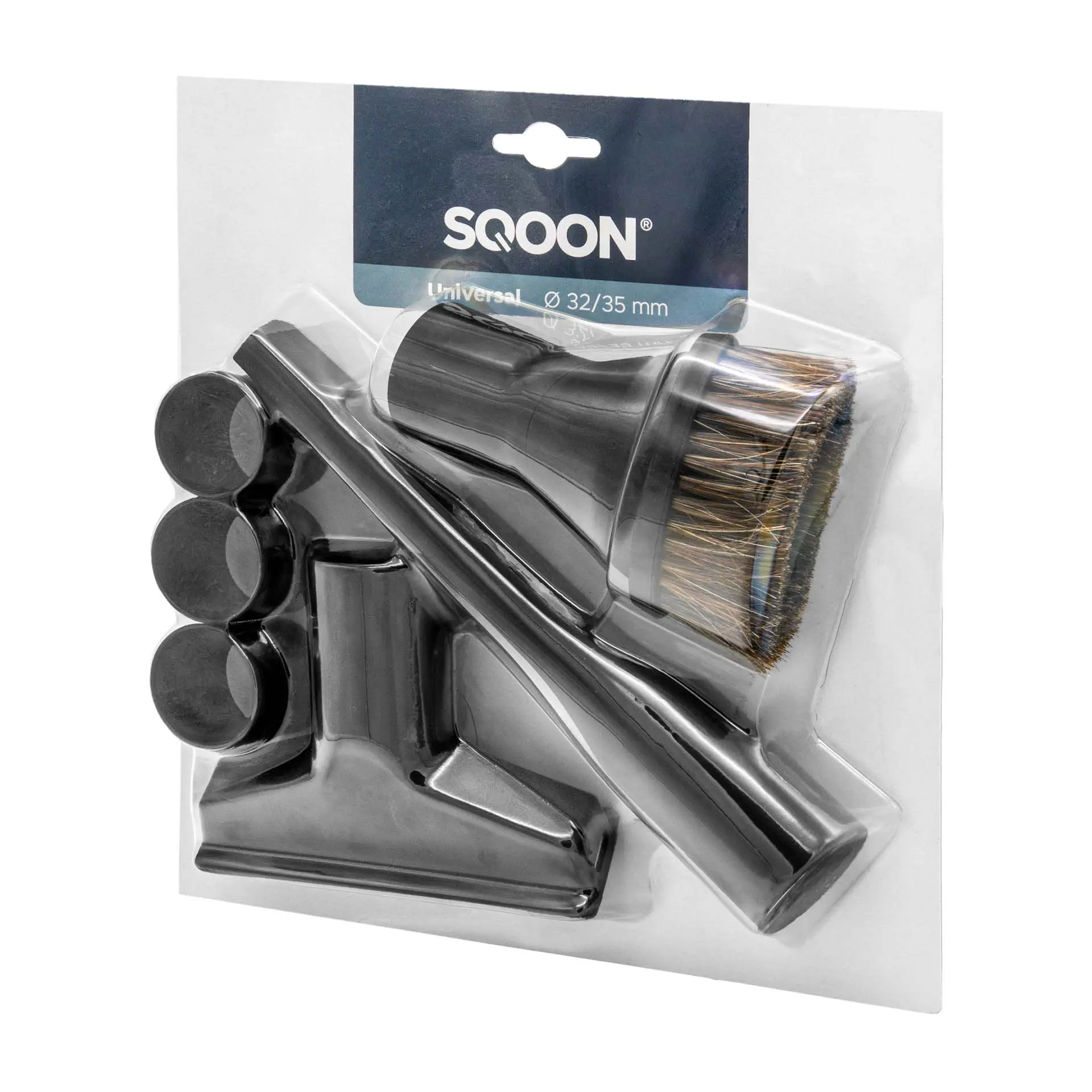 SQOON Set universel 6 pièces 32/35 mm y compris les adaptateurs.