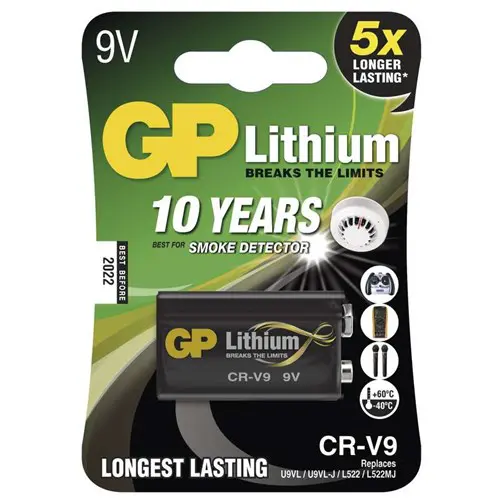 9V battery GP Lithium 1,5V (1pc)
