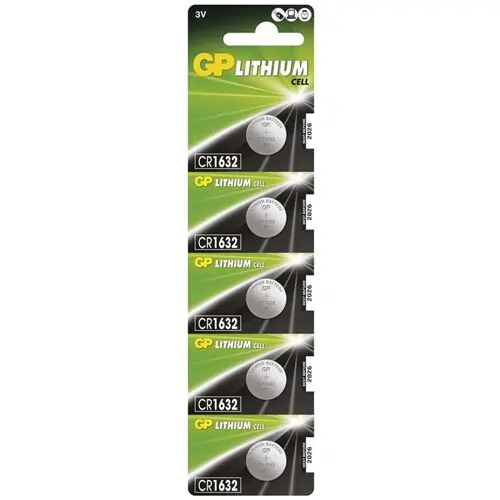 GP Lithium CR1632 blister (5pcs) 