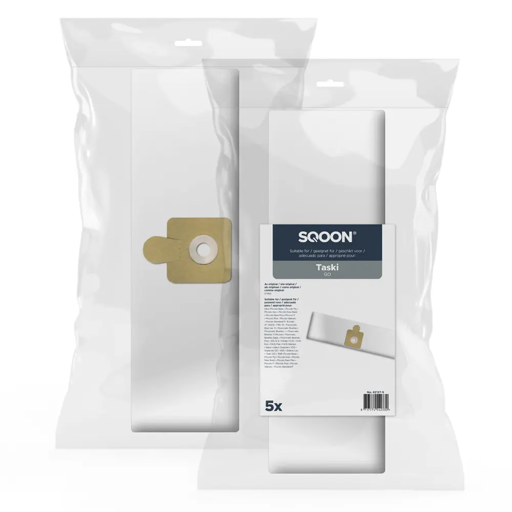 Bolsas para aspiradoras SQOON adecuadas para Taski GO