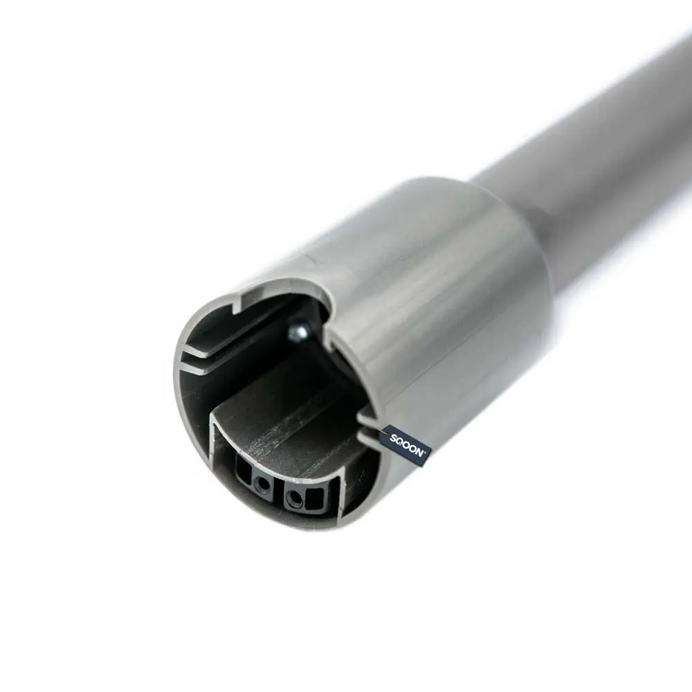 Tubo de aspiración SQOON apto para Dyson V7, V8, V10 y V11 gris oscuro/negro