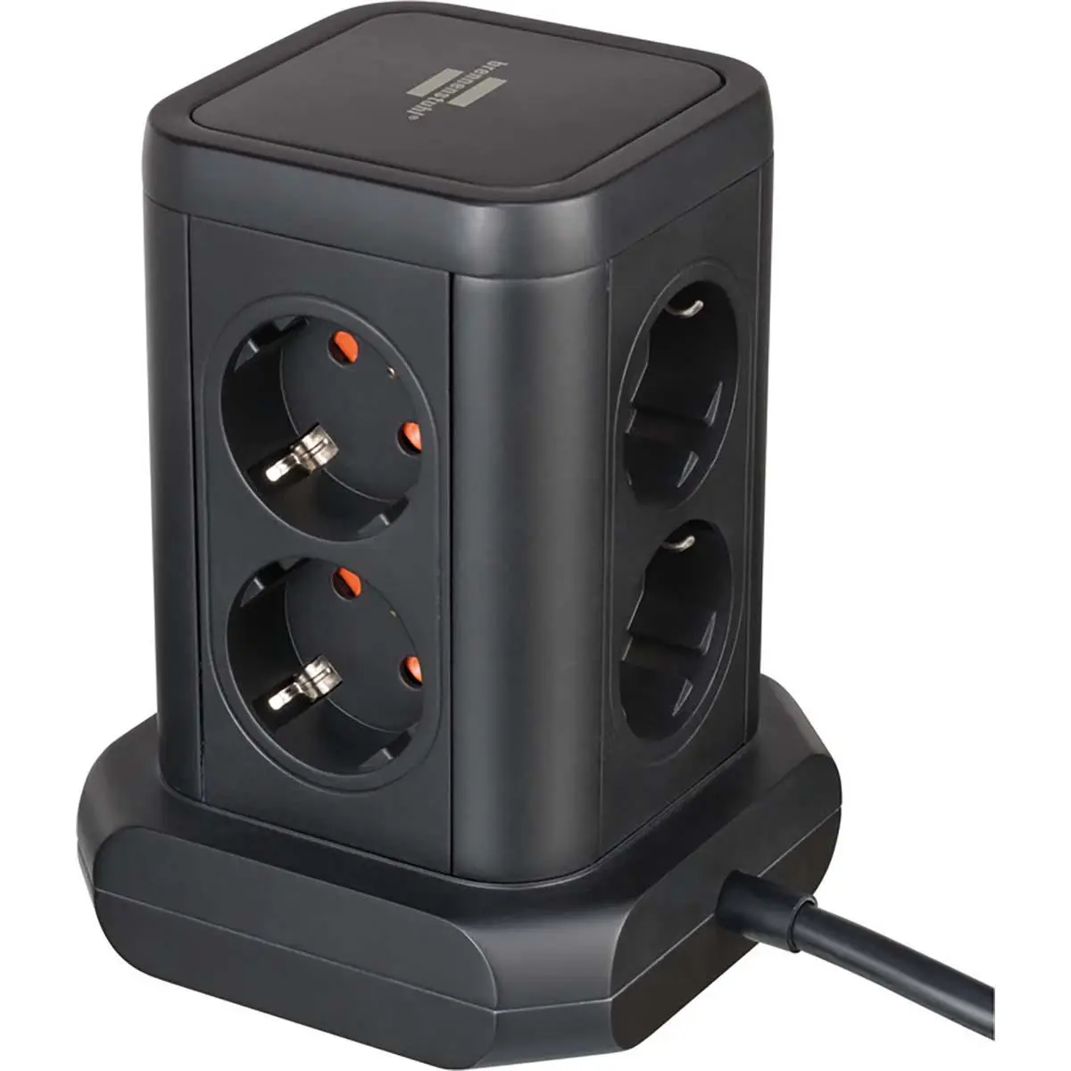 Tabletop socket 8V in 45° arrangement 4x USB 4.8A