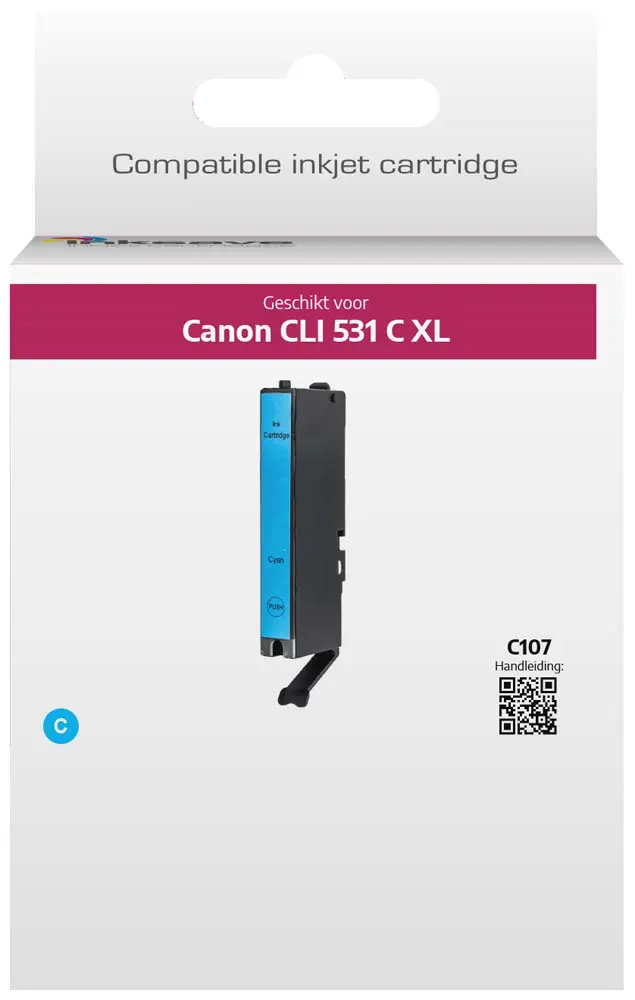 Recambio Inksave para Canon CLI 531 C XL