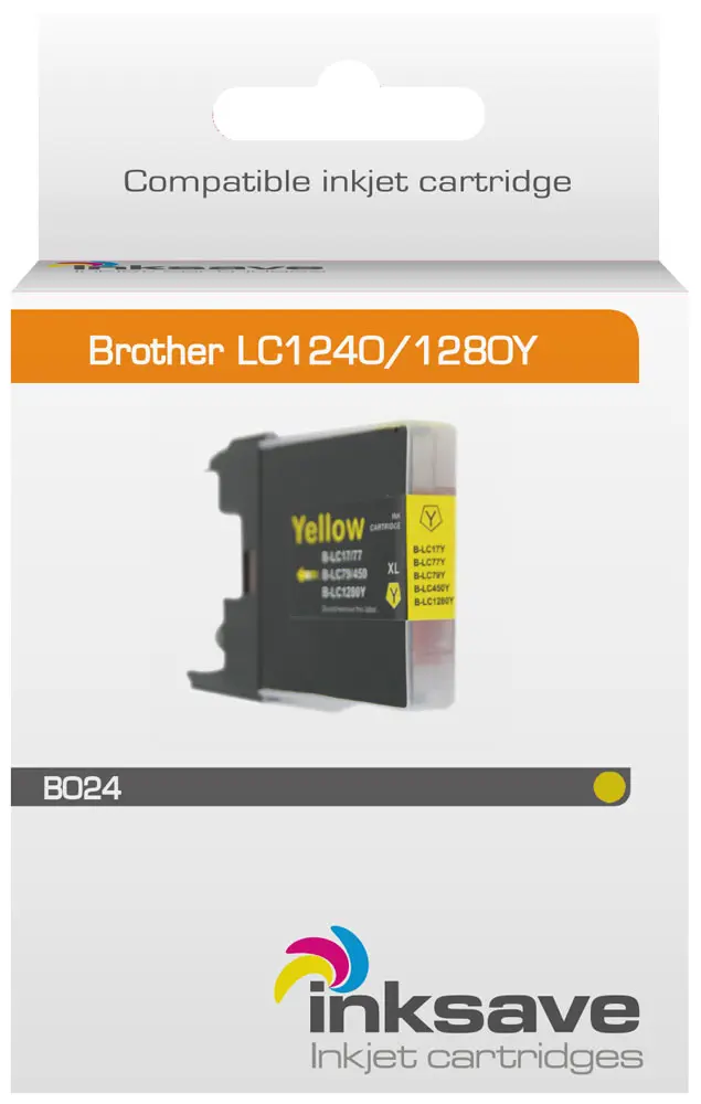 Ahorro de tinta Brother LC 1240/1280 Y