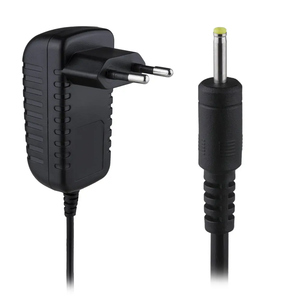 Thuislader tablet dunne pin 2A zwart