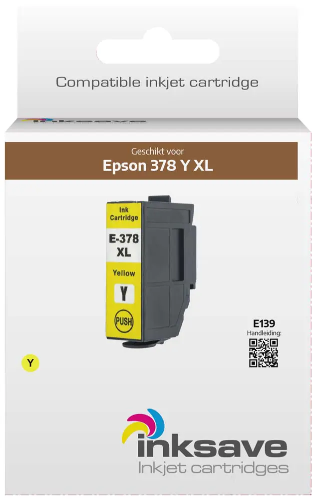 Inksave replacement for Epson 378 Y XL