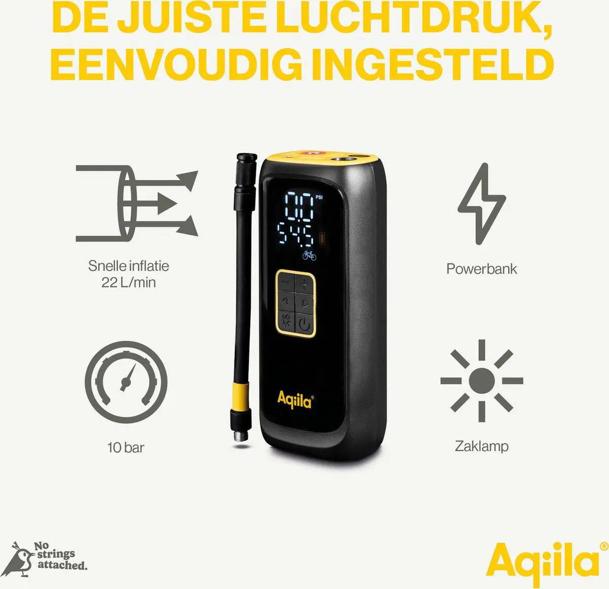 Aqiila Airbird C4 Draagbare Compressor