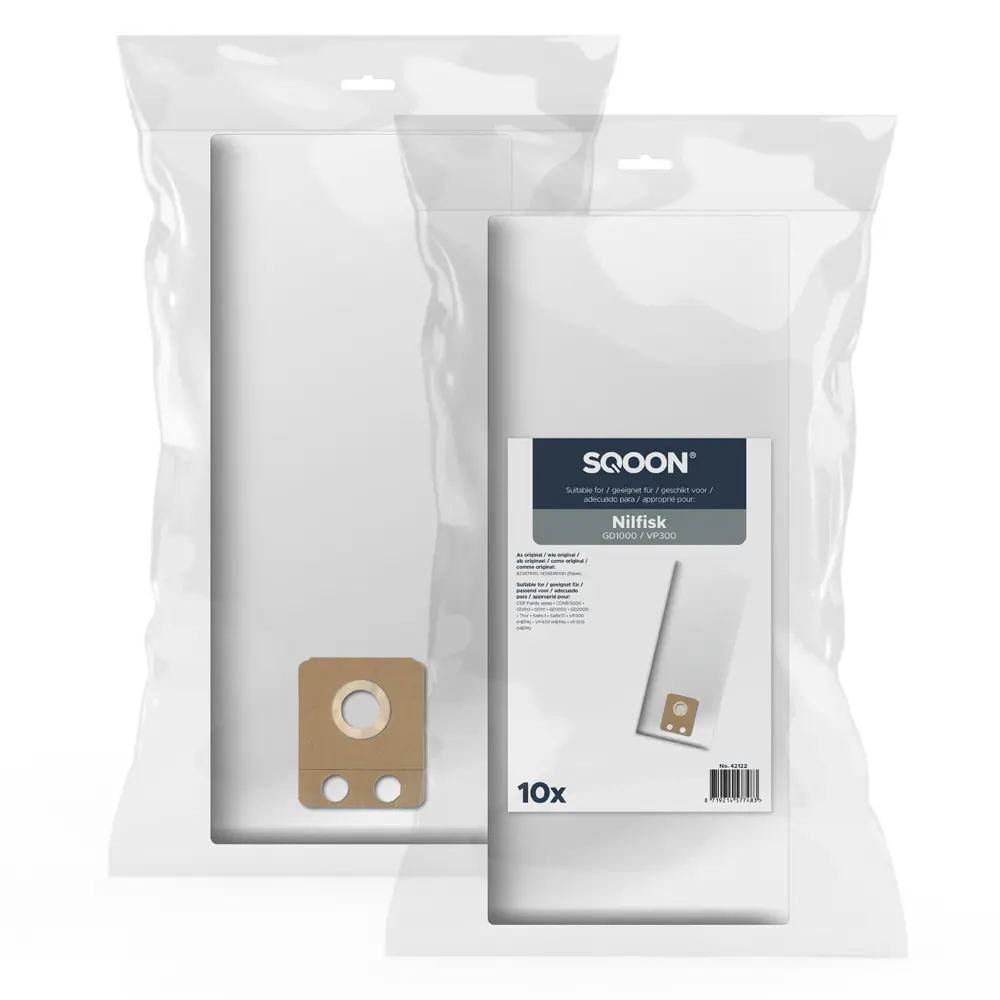 20 Sacs D'aspirateur Pour Nilfisk Vp 300, Vp300, Vp 300 Eu, Vp 300 Eco Vp 300 Hepa Salitx 10 Saltix 10 Eco Et Saltix 10 Hepa
