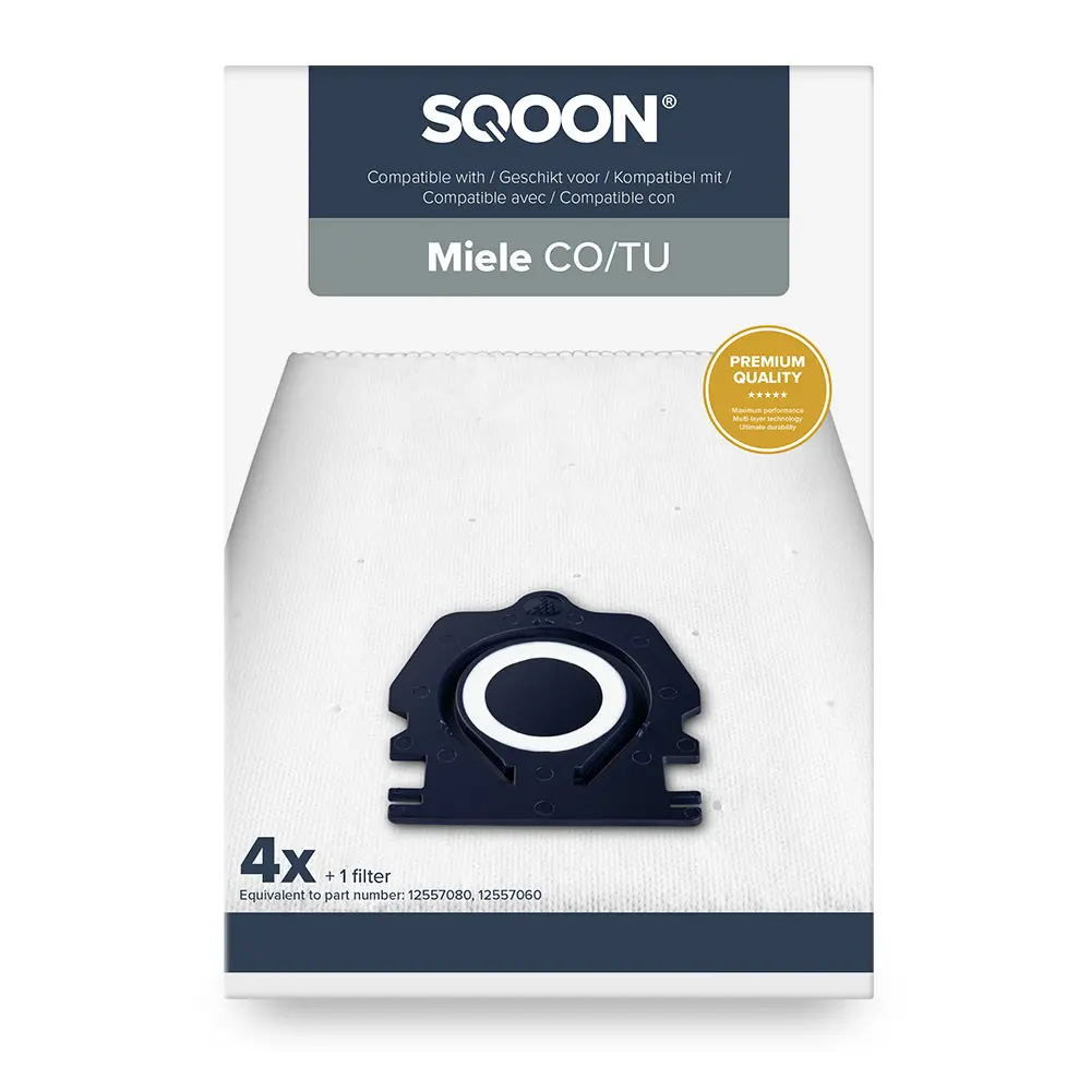 Bolsas para aspiradoras SQOON adecuadas para Miele Guard-series Pro