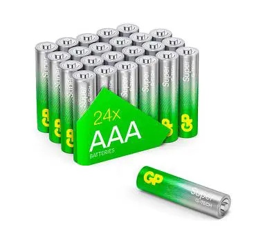 AAA battery GP Alkaline Super 1,5V 24 pieces