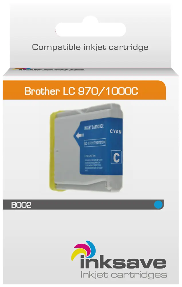 Inksave-Ersatz für Brother LC 970/1000 C