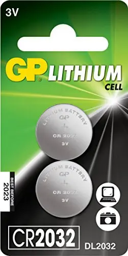 CR2032 GP Lithium button cell 3V (2pcs)