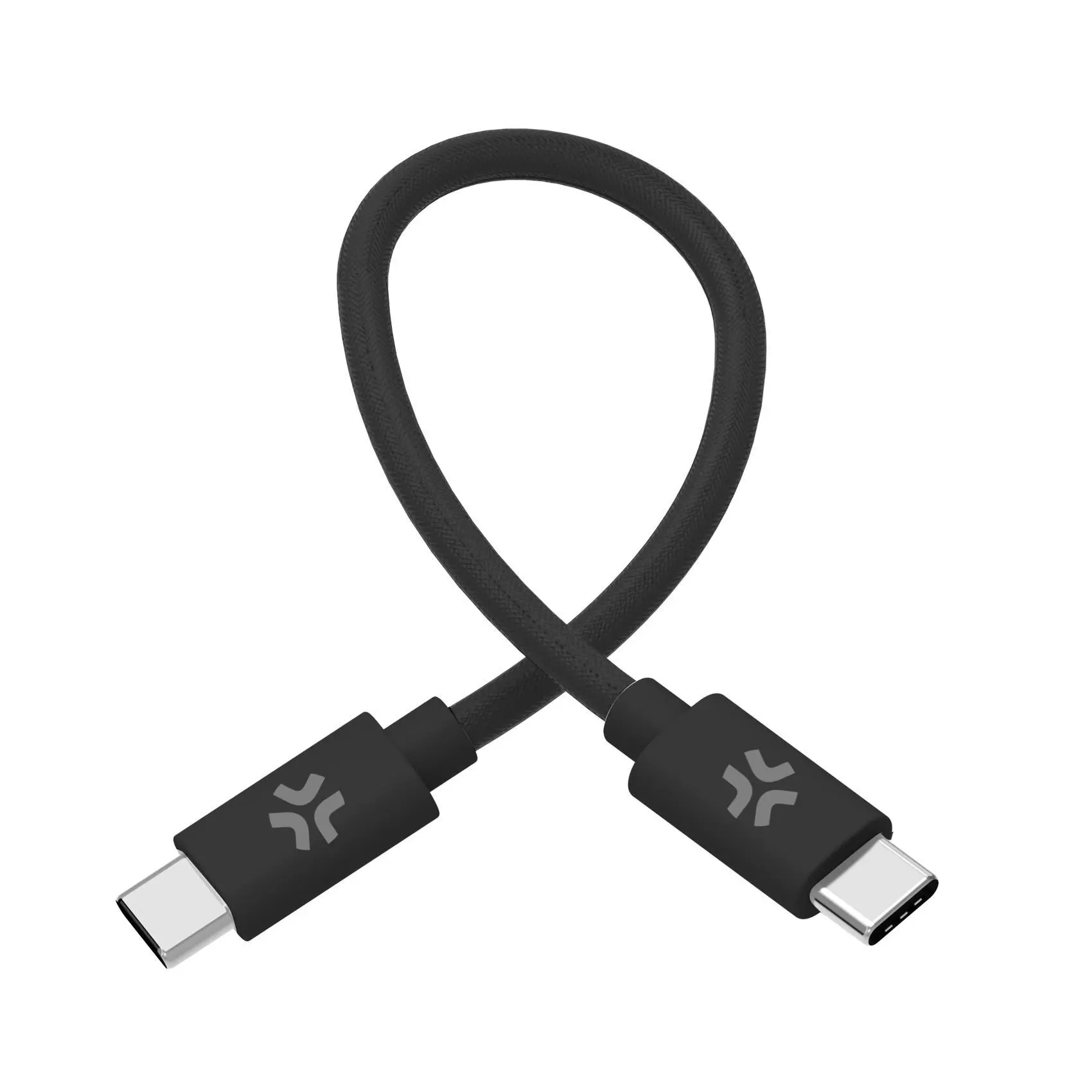 Daten-/Ladekabel USB-C - USB-C 0,3m schwarz