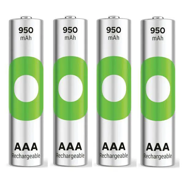 AAA batterij Oplaadbaar GP NiMH 950 mAh ReCyko 1,2V 4 stuks