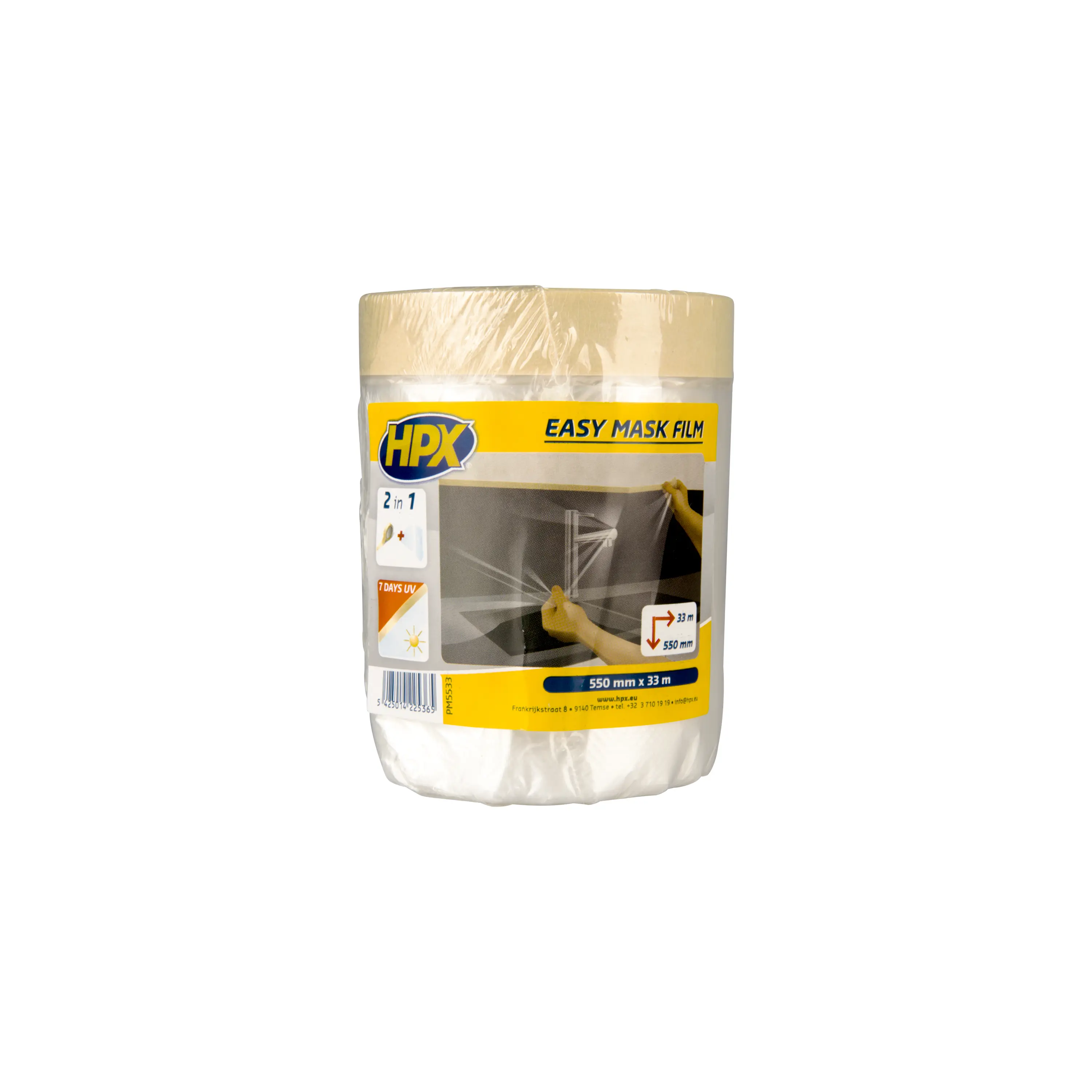 Easy mask film crepe paper - 550mm x 33m
