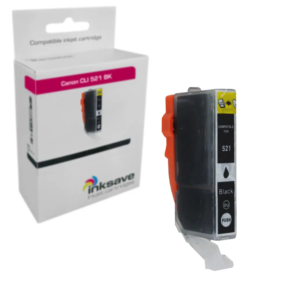 Inksave Canon CLI 521 BK
