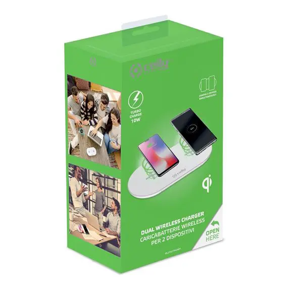 Duales Qi-Ladegerät 20W