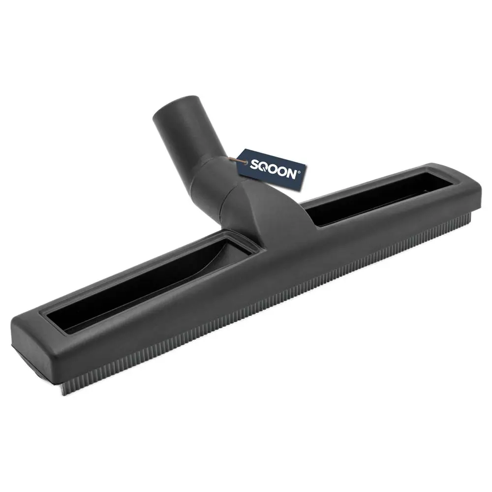 SQOON Harde vloeren borstel 35 mm / 36 cm breed met rubber strip